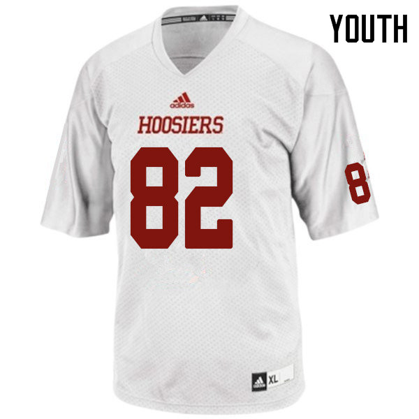 Youth #82 Jacolby Hewitt Indiana Hoosiers College Football Jerseys Sale-White